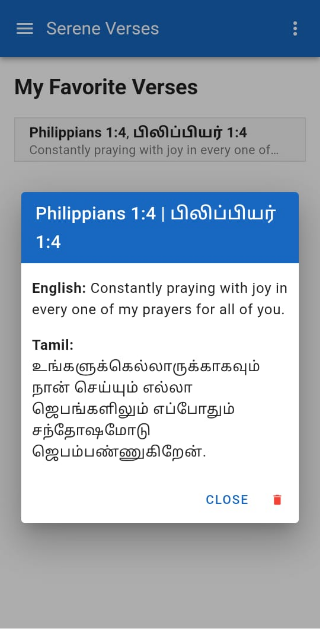 Verse detail - Mood Happy